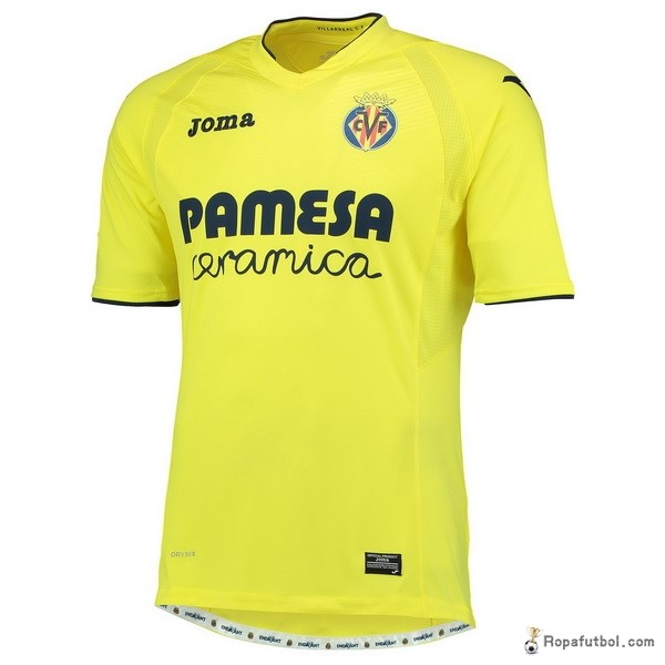 Camiseta Villarreal Replica Primera Ropa Amarillo 2016/17